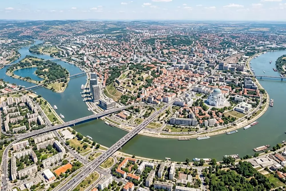 Mapa zone pokrivenosti — servis frižidera Beograd, sve opštine