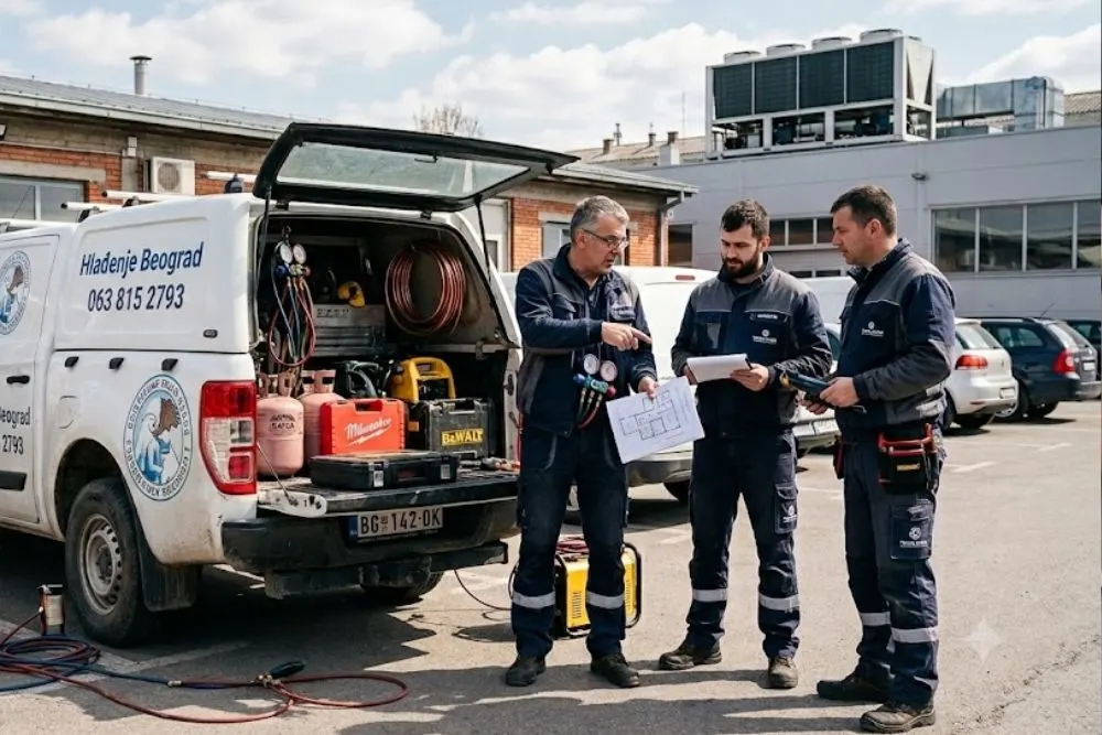 SOS servis rashladnih uređaja Beograd — hitan izlazak majstora