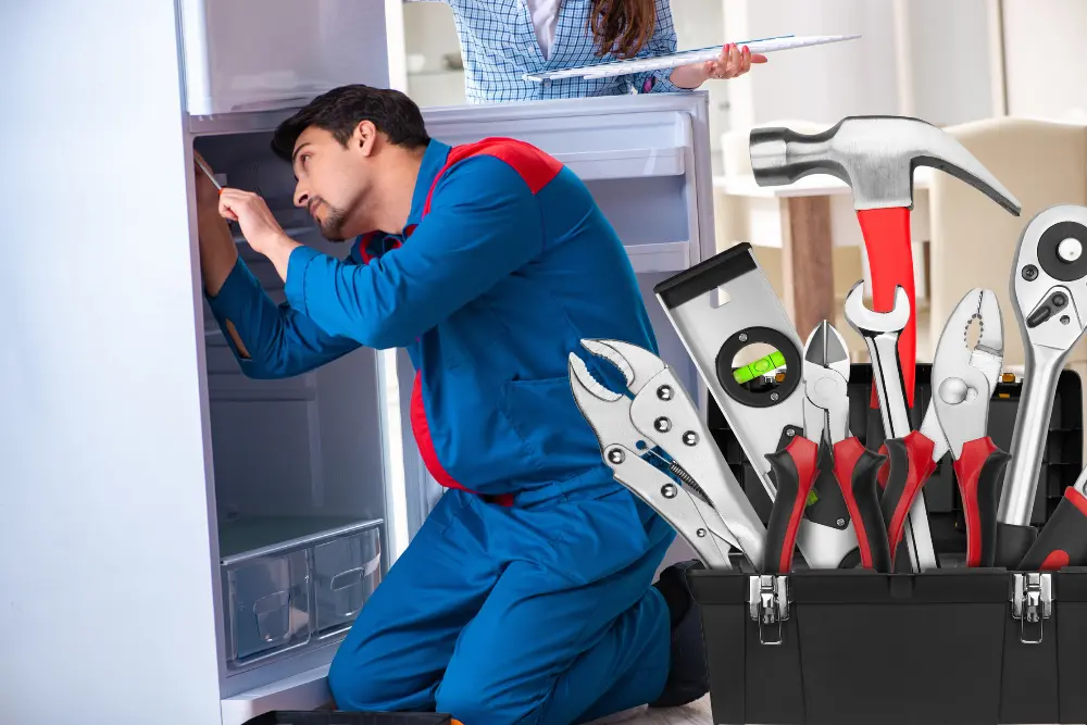 Servis Haier frižidera Beograd — majstor u kuhinji kod frižidera